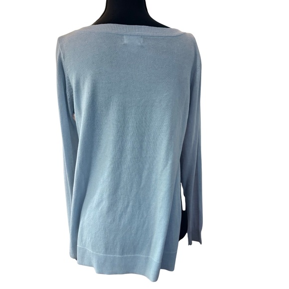 Old Navy Women's‎ Light Blue Side Slit Sweater Size Small - Picture 4 of 4